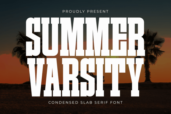 Summer Varsity Font